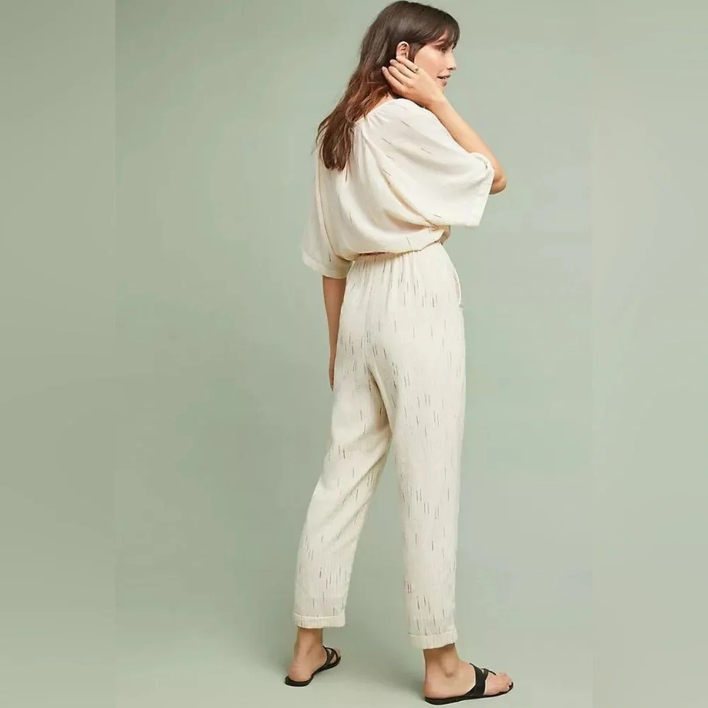 Anthropologie Feather Bone Romper - Size XS - Picture 4 of 15